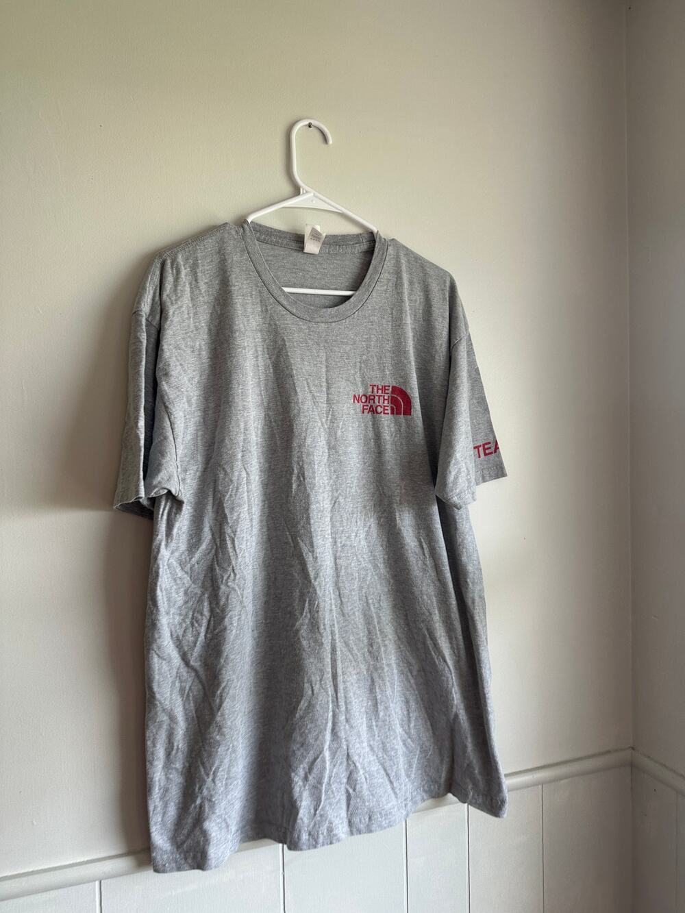 The North Face Icons of Exploration Gray Graphic T‑Shirt – Size XL